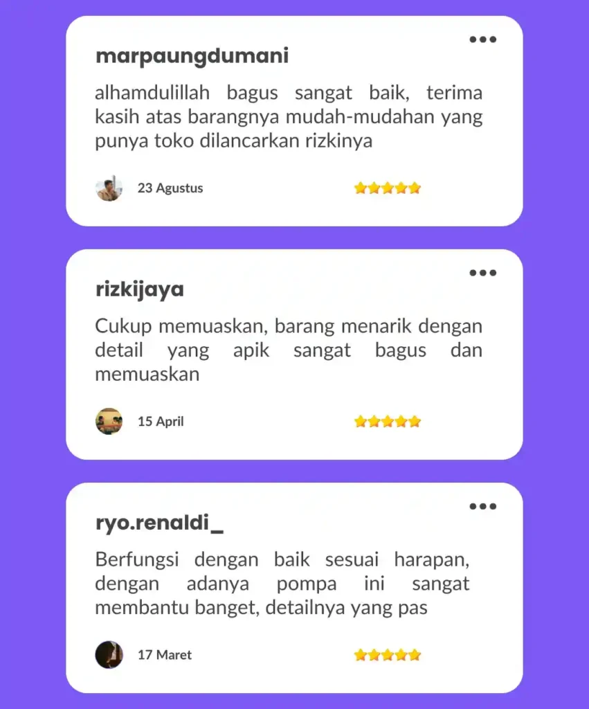 Testimoni Customer