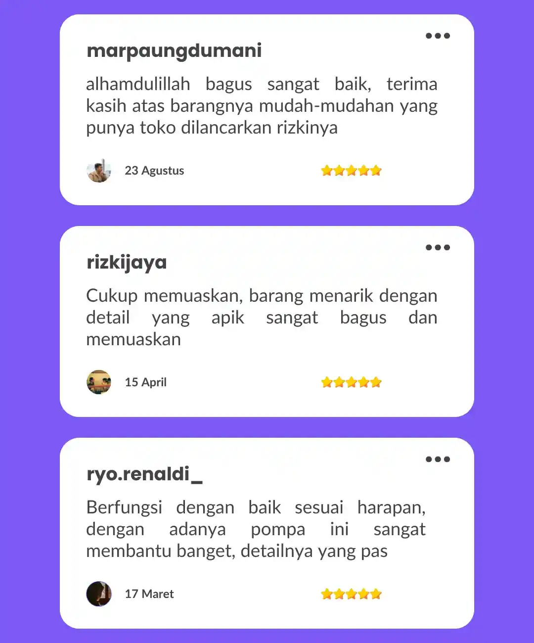 Testimoni Customer
