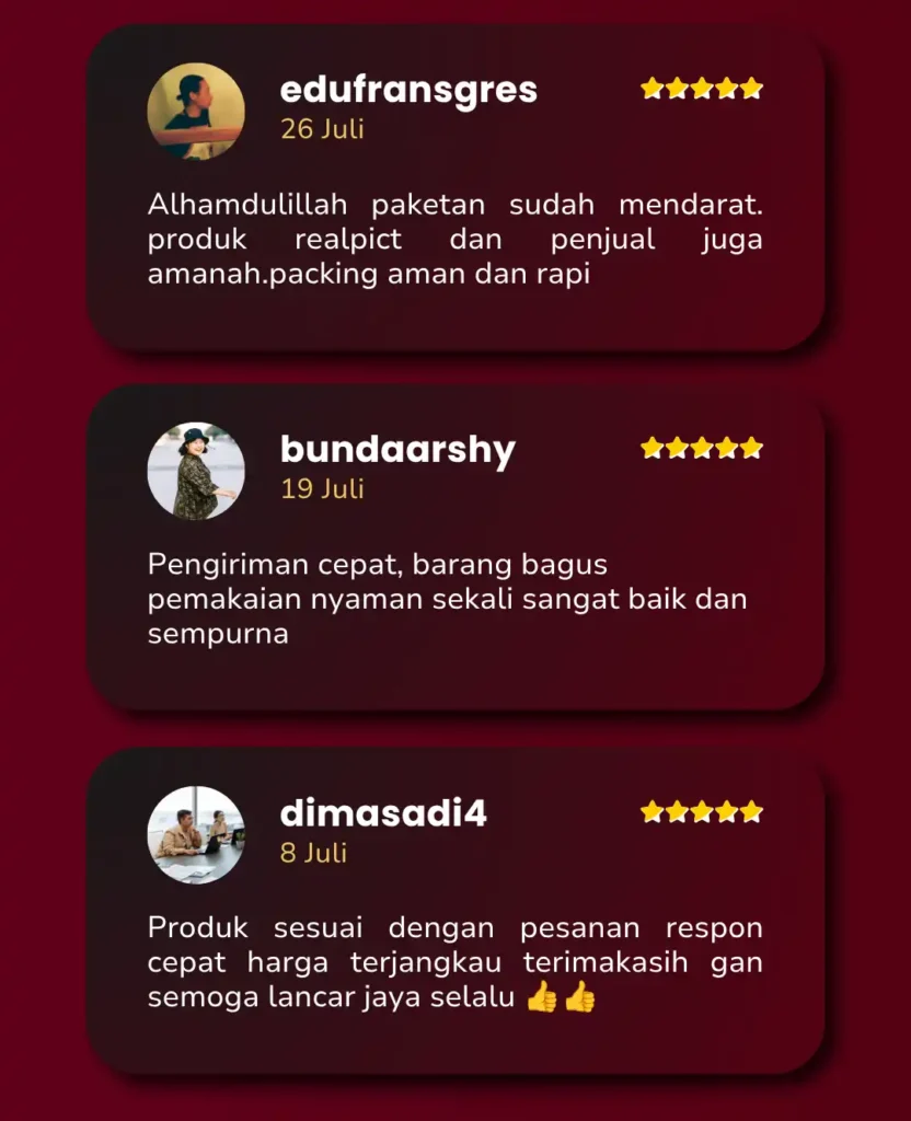 Testimoni Topi Visor